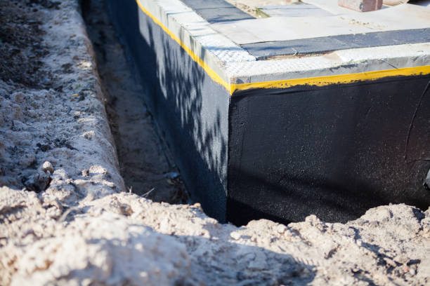 Professional Waterproofing technician working in Mickleton, NJ